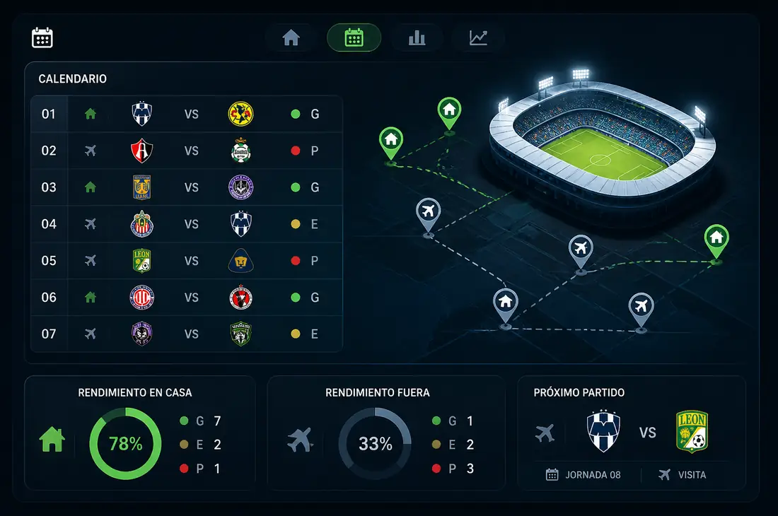 Calendario y ventaja de localía Liga MX