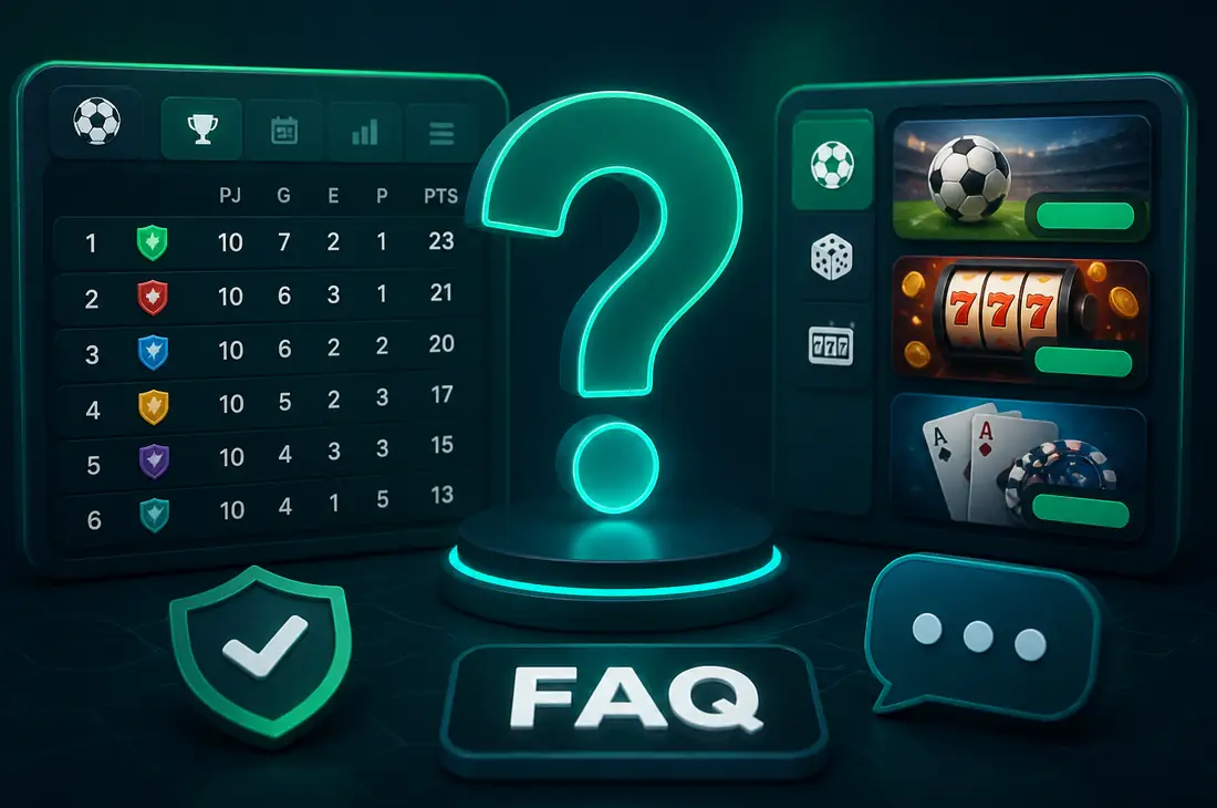 Preguntas frecuentes TablaLigaMX apuestas y casino